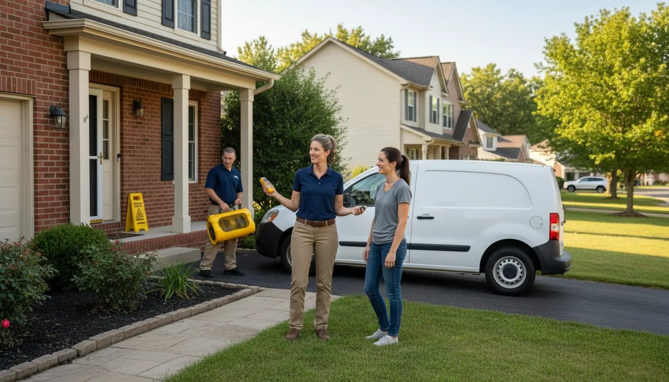 Water restoration image for Water Damage & Restoration Services in Oto, IA